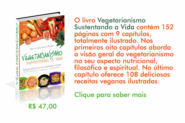 Livro Vegetatianismo Sustentando a Vida