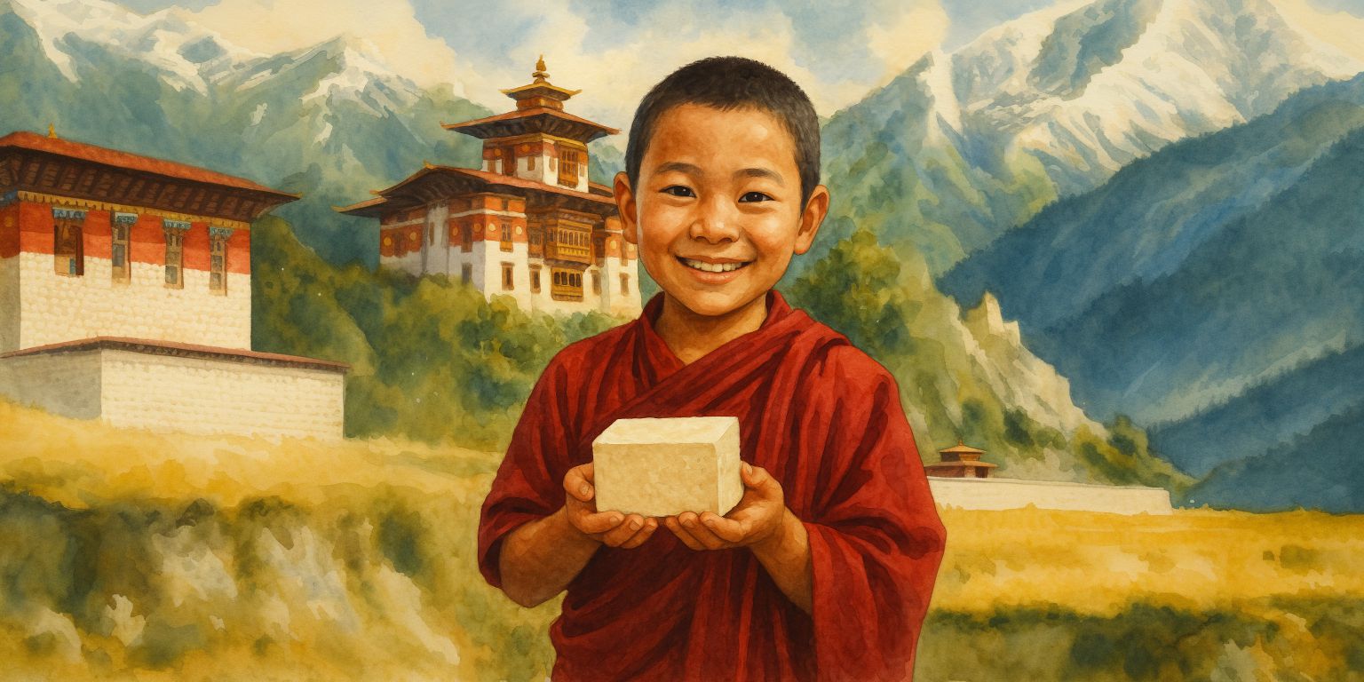adorable buthan monk