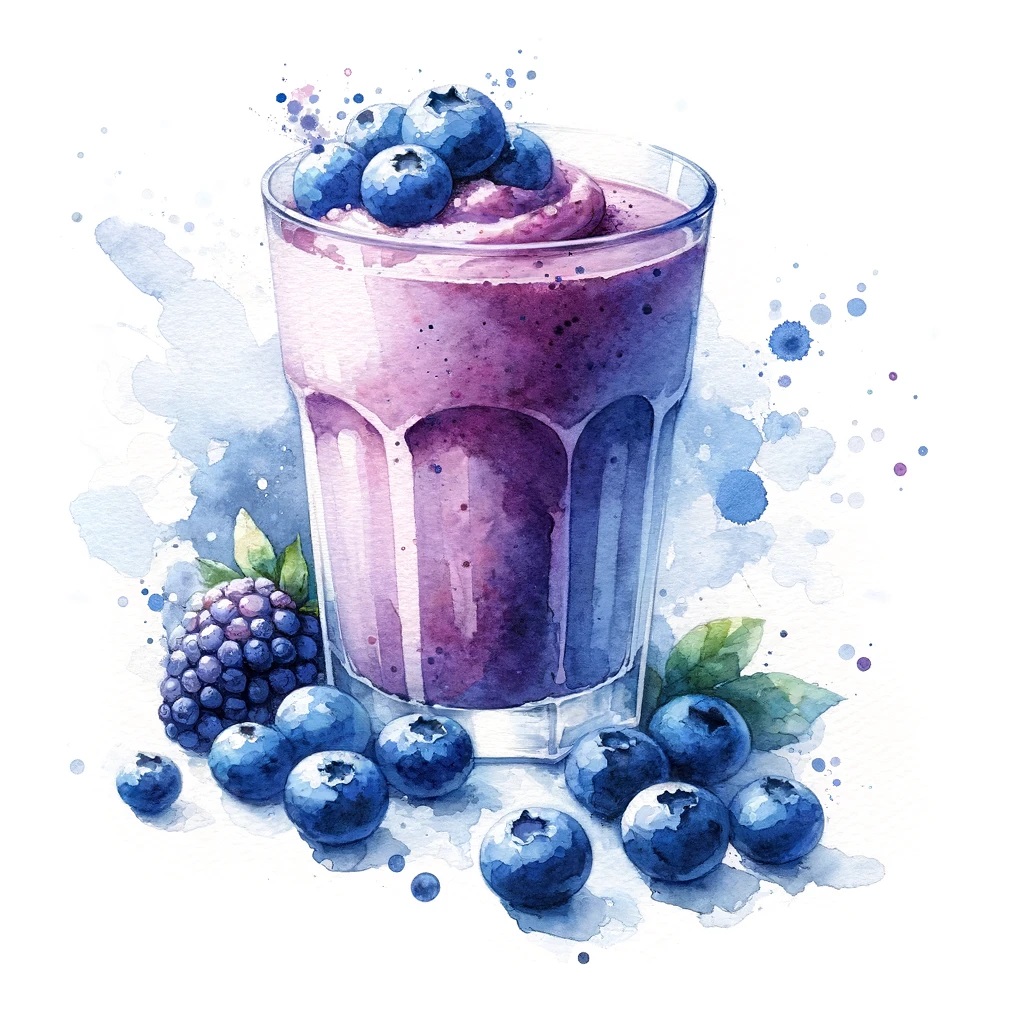 blue berry smoothie