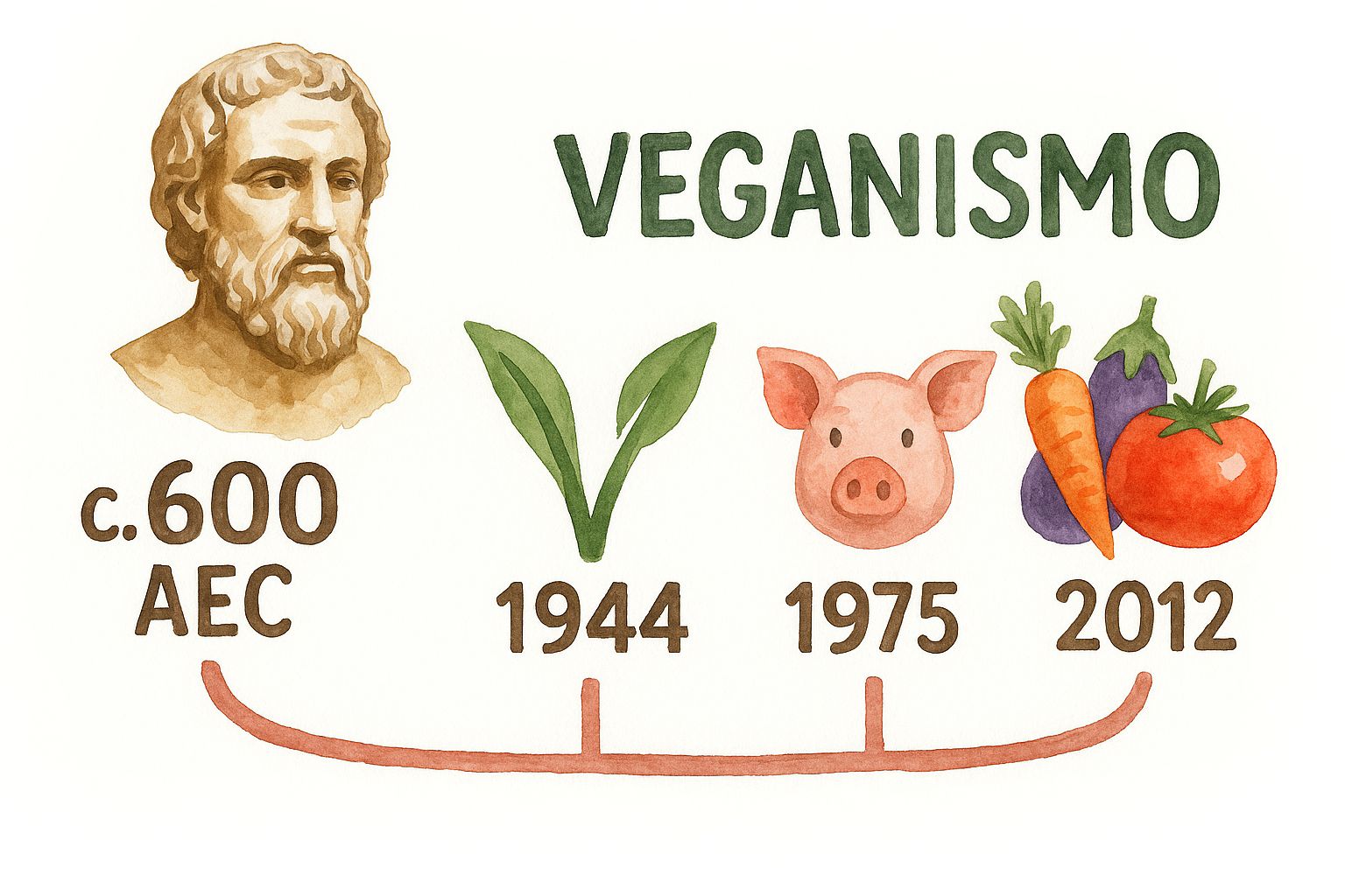 Linha do Tempo Detalhada do Veganismo