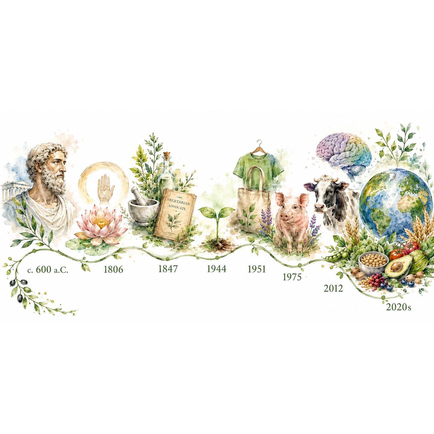 Podcast Linha do Tempo da Evolução do Veganismo