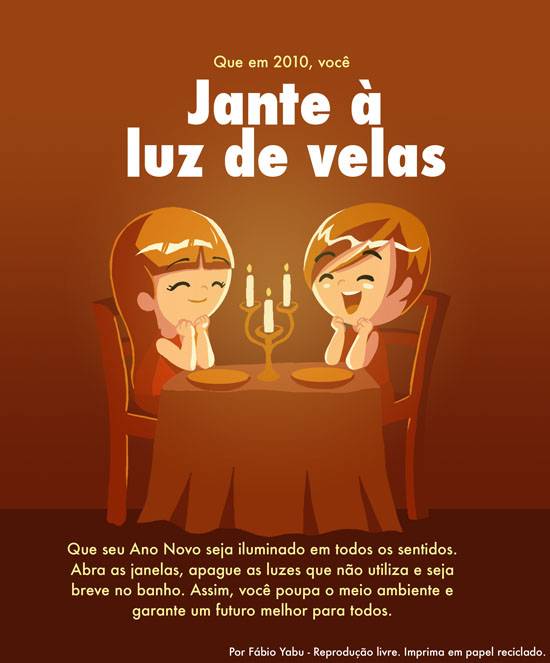 jante a luz de velas em 2010