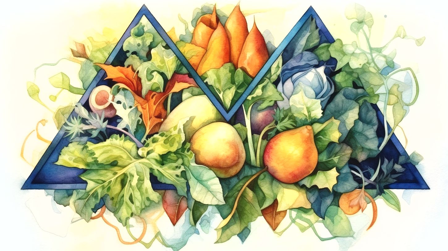 pythagorian vegetarian triangles