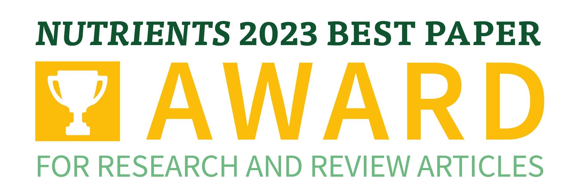 Nutrients 2023 Best Paper Award
