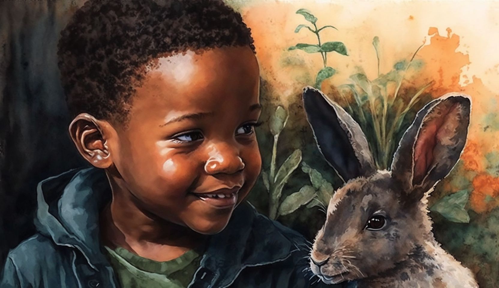 black boy and bunny 4