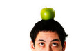 ist1_1671922_man_with_green_apple_on_head