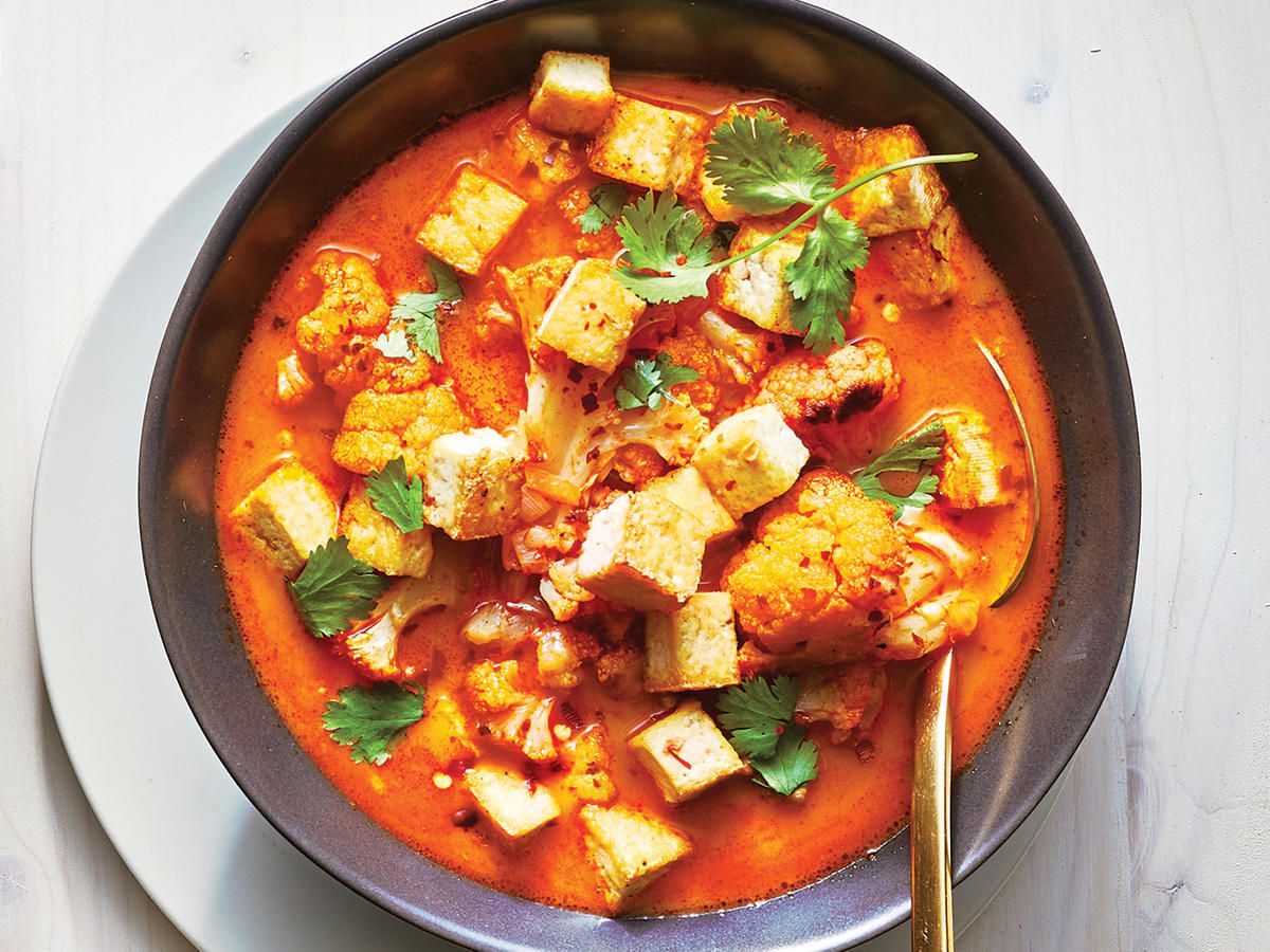 curry and tofu