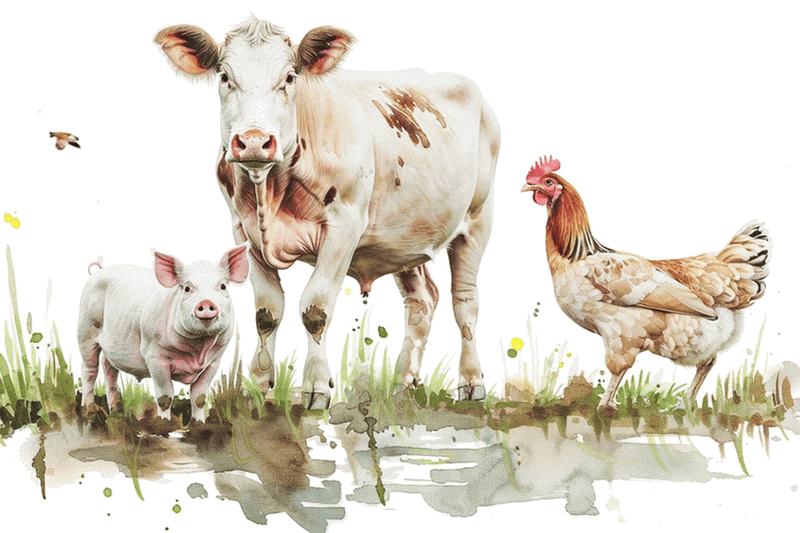 santuario para animais de fazenda