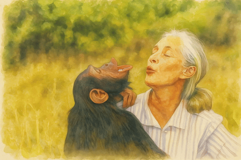 jane goodall com chimpaze 2