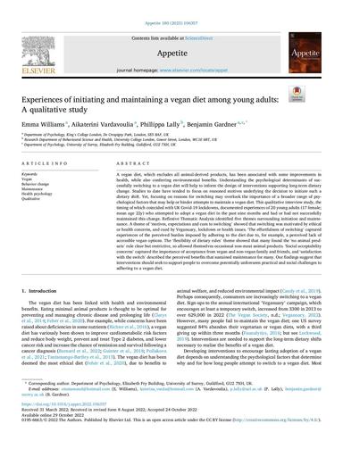 Experiences of initiating and maintaining a vegan diet among young adults A qualitative study.pdf