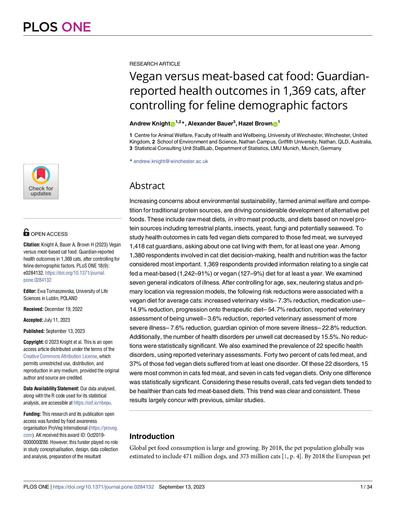 Vegan versus meat-based cat food Guardian reported health outcomes.pdf