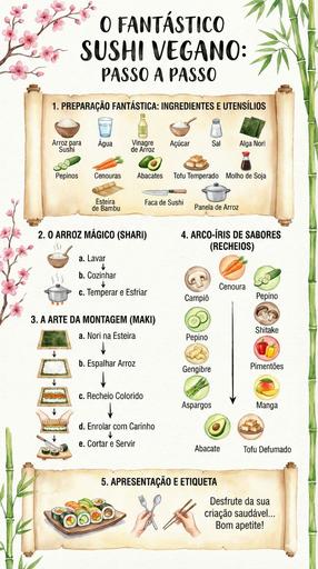 Como fazer Sushi Vegano