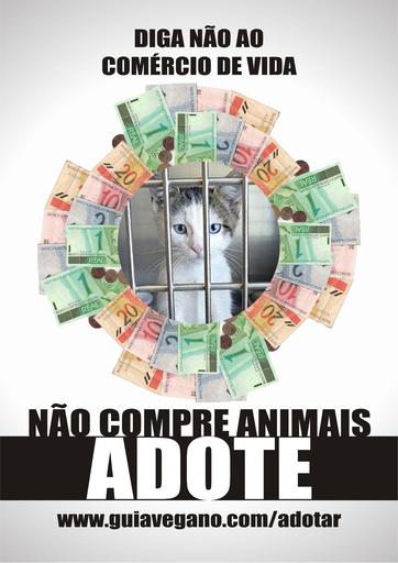 Panfleto de Adoção Animal 2 (Versão A4)