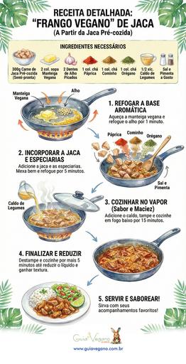 Frango Vegano com Carne de Jaca