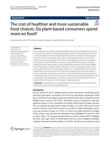 The cost of healthier and more sustainable food choices Do plant-based consumers spend more on food.pdf