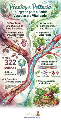 Dieta Vegana combate disfunção Erétil