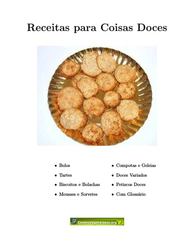 Receitas doces 