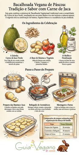 Jacalhoada de Páscoa (bacalhoada vegana)