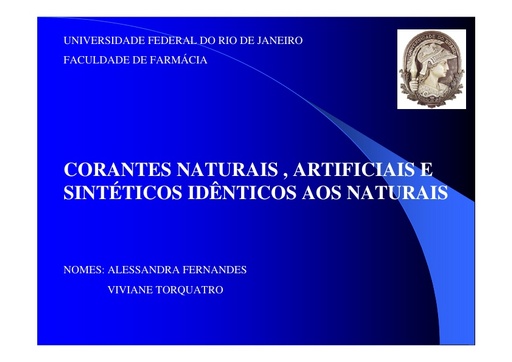 Corantes Naturais