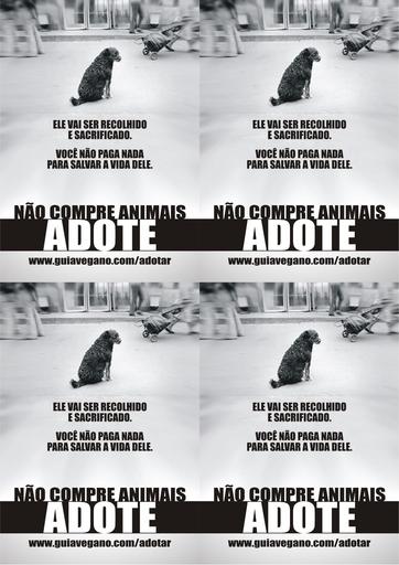 Panfleto de Adoção Animal 4 (versão folhetos)