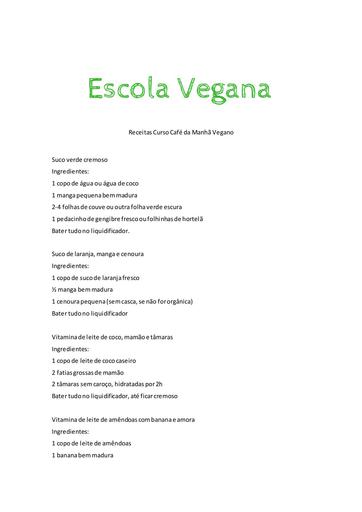 14. Receitas Curso Café da Manhã Vegano (Artigo) Autor Escola Vegana.pdf