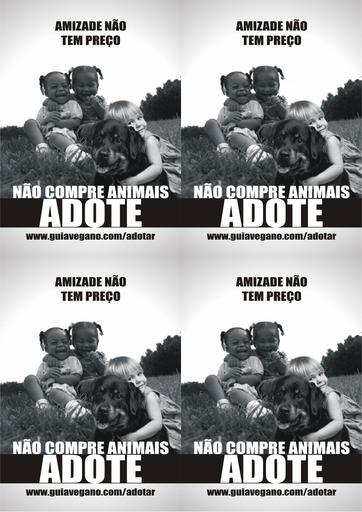 Panfleto de Adoção Animal 1 (versão folhetos)